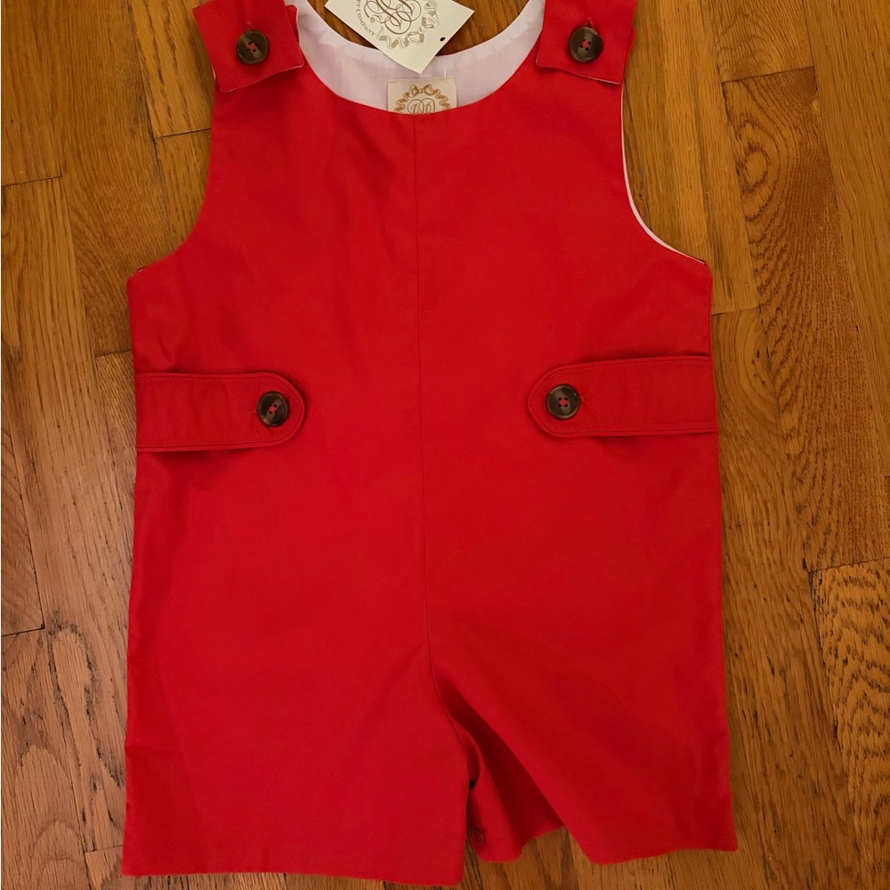 The Beaufort Bonnet Company Red Kids Matching Set